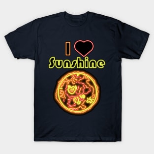 Electric Solar System I Love Sunshine T-Shirt